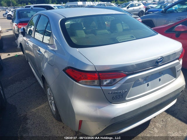 Aukcja sprzedaży 2022 Toyota Corolla Hybrid Base W/li Battery, vin: JTDBBMBE3N3500713, numer aukcji: 12635137