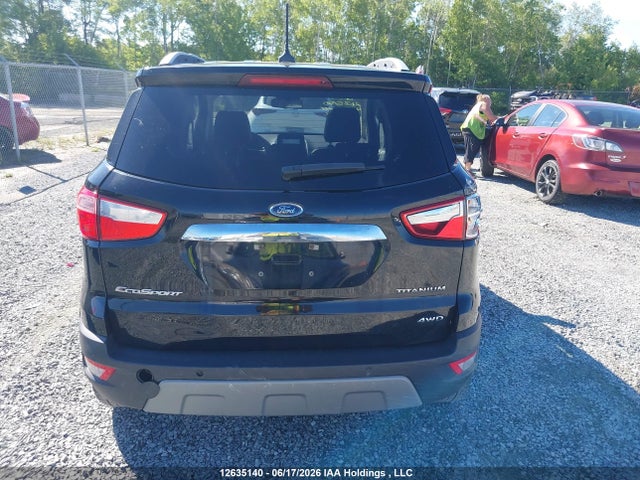 12635140 :رقم المزاد ، MAJ6S3KL2KC278497 vin ، 2019 Ford Ecosport Titanium مزاد بيع