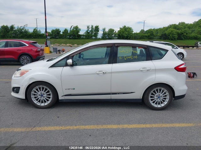 2013 Ford C-max Hybrid Sel მანქანა იყიდება აუქციონზე, vin: 1FADP5BU6DL500510, აუქციონის ნომერი: 12635146