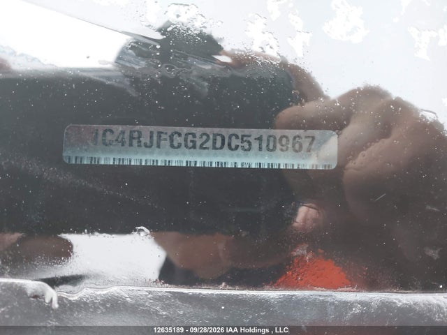 12635189 :رقم المزاد ، 1C4RJFCG2DC510967 vin ، 2013 Jeep Grand Cherokee Overland مزاد بيع