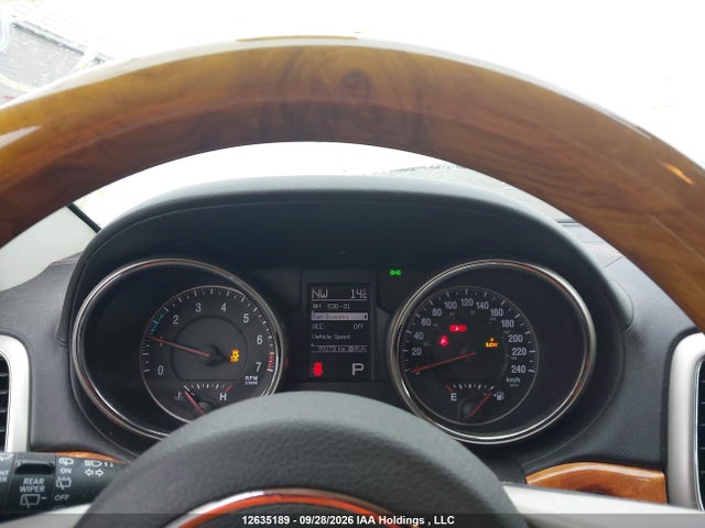 12635189 :رقم المزاد ، 1C4RJFCG2DC510967 vin ، 2013 Jeep Grand Cherokee Overland مزاد بيع