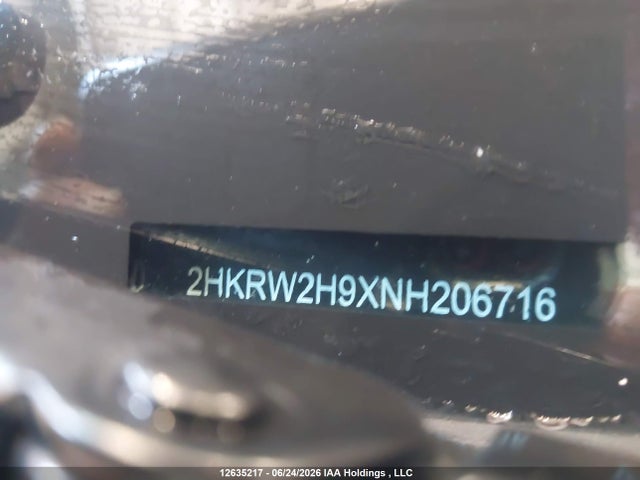 Продаж на аукціоні авто 2022 Honda Cr-v Touring, vin: 2HKRW2H9XNH206716, номер лоту: 12635217
