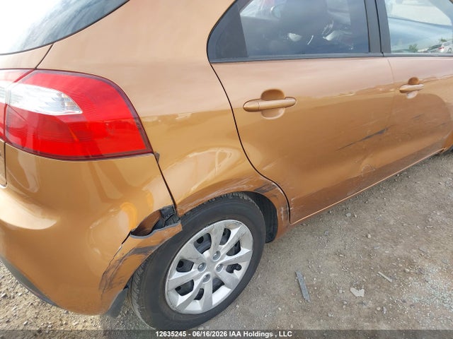 2013 Kia Rio Lx მანქანა იყიდება აუქციონზე, vin: KNADM5A37D6783300, აუქციონის ნომერი: 12635245
