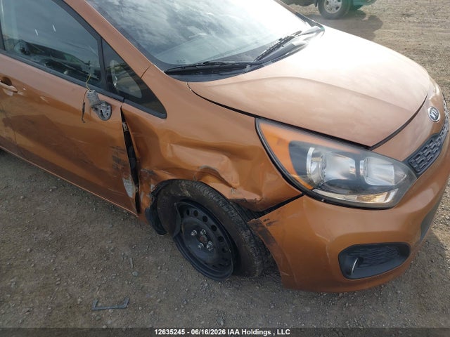 2013 Kia Rio Lx მანქანა იყიდება აუქციონზე, vin: KNADM5A37D6783300, აუქციონის ნომერი: 12635245
