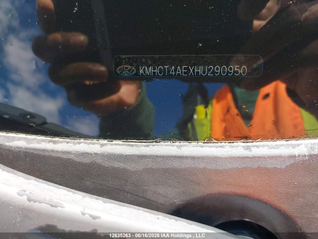 12635263 :رقم المزاد ، KMHCT4AEXHU290950 vin ، 2017 Hyundai Accent Se مزاد بيع