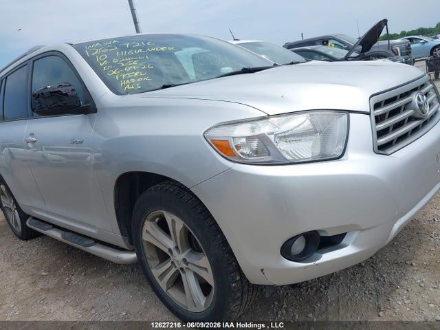 2010 Toyota Highlander V6 Sport მანქანა იყიდება აუქციონზე, vin: 5TDEK3EH3AS020001, აუქციონის ნომერი: 12627216