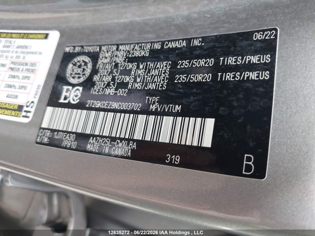 2T2GKCEZ9NC003702 Lexus Nx 350h 350h