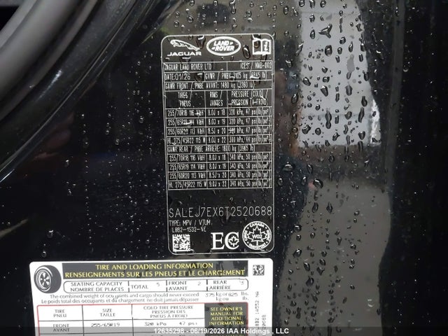 SALEJ7EX6T2520688 Land Rover Defender 110 S