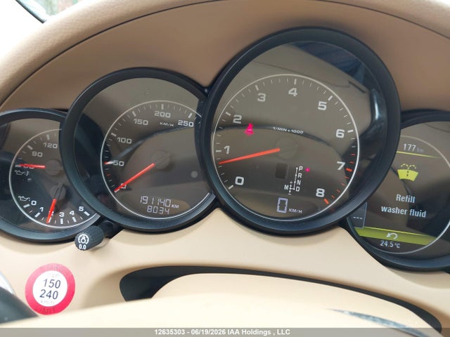 12635303 :رقم المزاد ، WP1AA2A2XCLA03714 vin ، 2012 Porsche Cayenne مزاد بيع