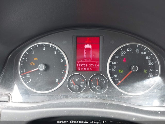 12635337 :رقم المزاد ، WVGBV75N09W541546 vin ، 2009 Volkswagen Tiguan 2.0t Comfortline/2.0t Highline/2.0t Trendline مزاد بيع