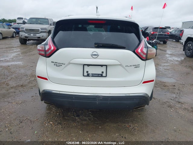 Aukcja sprzedaży 2018 Nissan Murano Platinum Awd, vin: 5N1AZ2MH4JN115108, numer aukcji: 12635346