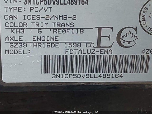 Nissan KICKS SR 2020 3N1CP5DV9LL489164 Image 9