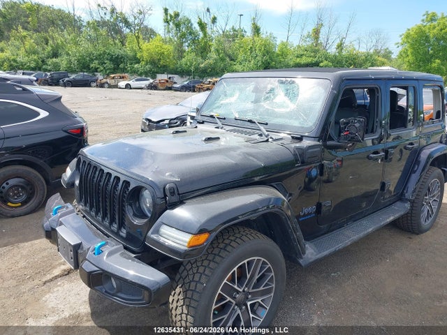 12635431 :رقم المزاد ، 1C4JJXP69PW573488 vin ، 2023 Jeep Wrangler Sahara 4xe مزاد بيع