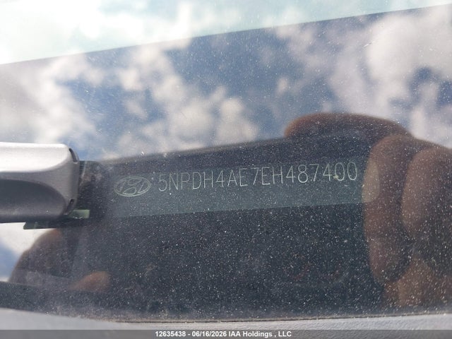12635438 :رقم المزاد ، 5NPDH4AE7EH487400 vin ، 2014 Hyundai Elantra مزاد بيع