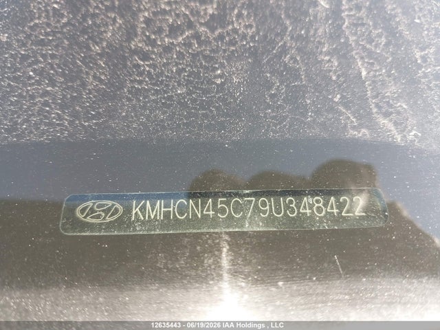 2009 Hyundai Accent 25th Anniversary/gl/gls/l მანქანა იყიდება აუქციონზე, vin: KMHCN45C79U348422, აუქციონის ნომერი: 12635443
