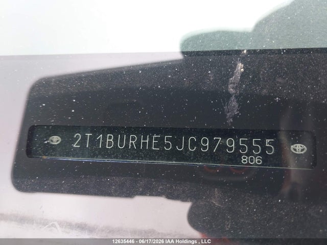 2T1BURHE5JC979555 Toyota Corolla L/le/xle/se/xse