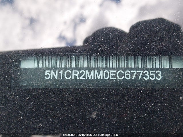Aukcja sprzedaży 2014 Nissan Pathfinder Hybrid/sv/sl/platinum, vin: 5N1CR2MM0EC677353, numer aukcji: 12635465