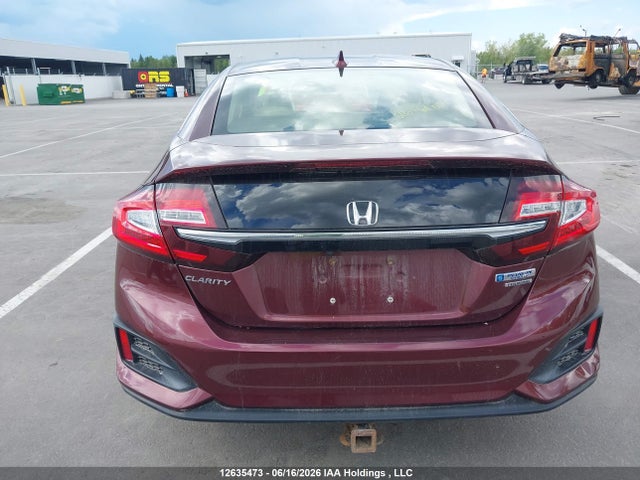 2018 Honda Clarity Touring მანქანა იყიდება აუქციონზე, vin: JHMZC5F35JC800336, აუქციონის ნომერი: 12635473