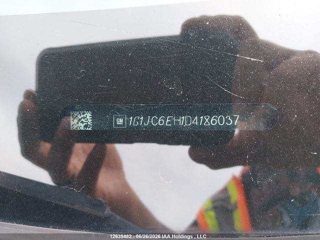 Aukcja sprzedaży 2013 Chevrolet Sonic Lt, vin: 1G1JC6EH1D4186037, numer aukcji: 12635482
