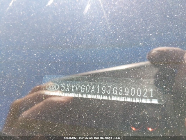 Aukcja sprzedaży 2018 Kia Sorento Lx/l, vin: 5XYPGDA19JG390021, numer aukcji: 12635492
