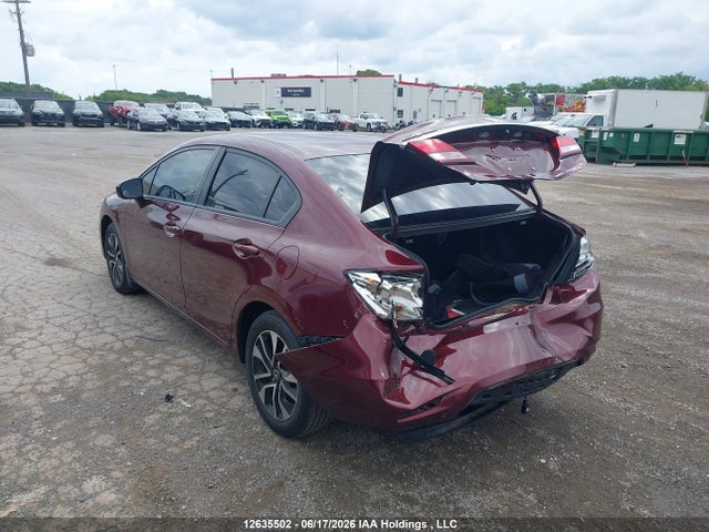 Honda Civic Lx 2015 2HGFB2F59FH019395 Image 3