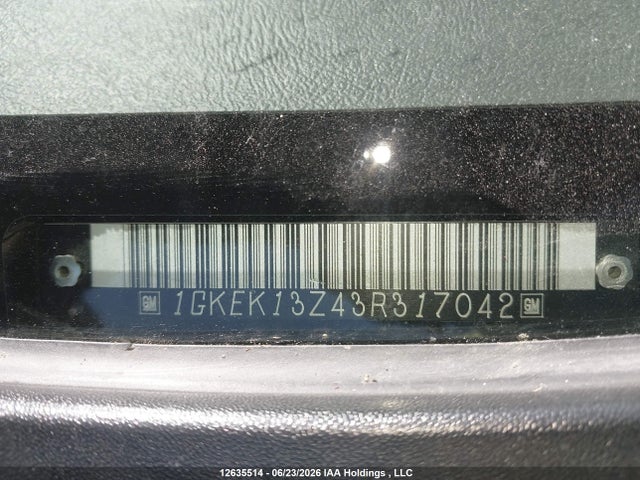 Aukcja sprzedaży 2003 Gmc Yukon Sle/slt, vin: 1GKEK13Z43R317042, numer aukcji: 12635514