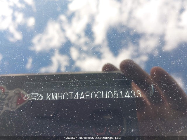 Продаж на аукціоні авто 2012 Hyundai Accent Gl, vin: KMHCT4AE0CU051433, номер лоту: 12635527