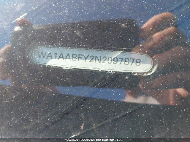 Продаж на аукціоні авто 2022 Audi Q5 45 Komfort, vin: WA1AABFY2N2097878, номер лоту: 12635529