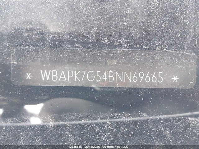 Продаж на аукціоні авто 2011 Bmw 3 Series, vin: WBAPK7G54BNN69665, номер лоту: 12635535