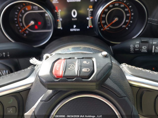 12635590 :رقم المزاد ، 1C4HJXEN2MW579587 vin ، 2021 Jeep Wrangler Unlimited Sahara مزاد بيع