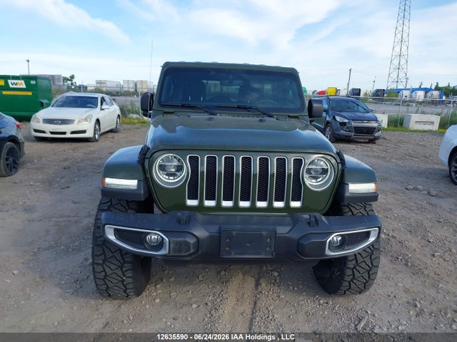12635590 :رقم المزاد ، 1C4HJXEN2MW579587 vin ، 2021 Jeep Wrangler Unlimited Sahara مزاد بيع