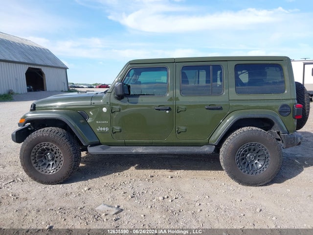 12635590 :رقم المزاد ، 1C4HJXEN2MW579587 vin ، 2021 Jeep Wrangler Unlimited Sahara مزاد بيع