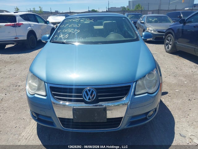 2007 Volkswagen Eos 2.0t მანქანა იყიდება აუქციონზე, vin: WVWEA71F07V011639, აუქციონის ნომერი: 12628292