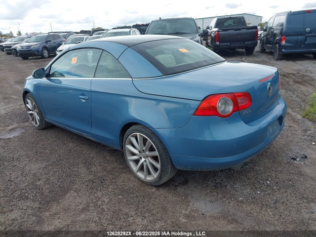 2007 Volkswagen Eos 2.0t მანქანა იყიდება აუქციონზე, vin: WVWEA71F07V011639, აუქციონის ნომერი: 12628292