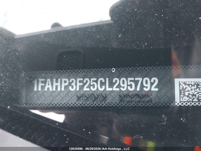 12635596 :رقم المزاد ، 1FAHP3F25CL295792 vin ، 2012 Ford Focus Se مزاد بيع
