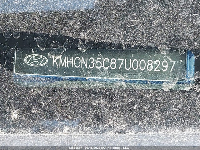 2007 Hyundai Accent მანქანა იყიდება აუქციონზე, vin: KMHCN35C87U008297, აუქციონის ნომერი: 12635597