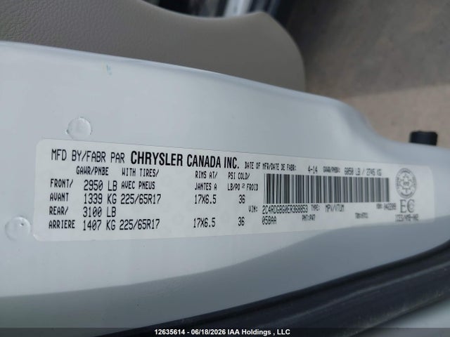 2C4RDGBG0ER368853 Dodge Grand Caravan Se