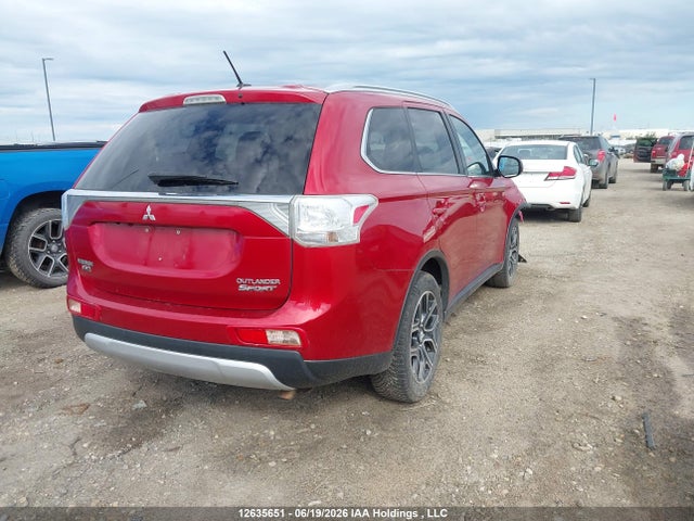12635651 :رقم المزاد ، JA4JZ4AX8FZ602382 vin ، 2015 Mitsubishi Outlander Gt مزاد بيع