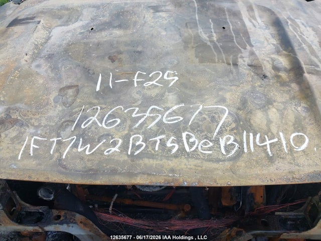12635677 :رقم المزاد ، 1FT7W2BT5BEB11410 vin ، 2011 Ford F250 Super Duty مزاد بيع