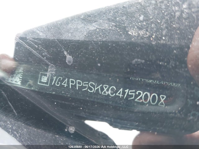 12635680 :رقم المزاد ، 1G4PP5SK8C4152008 vin ، 2012 Buick Verano مزاد بيع
