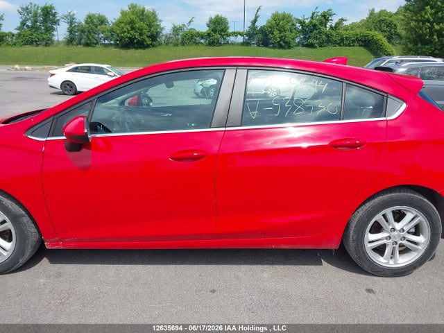 12635694 :رقم المزاد ، 3G1BE6SM7HS538530 vin ، 2017 Chevrolet Cruze Lt مزاد بيع