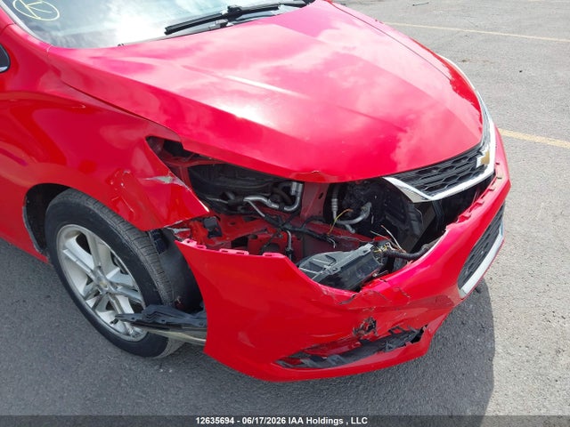 12635694 :رقم المزاد ، 3G1BE6SM7HS538530 vin ، 2017 Chevrolet Cruze Lt مزاد بيع