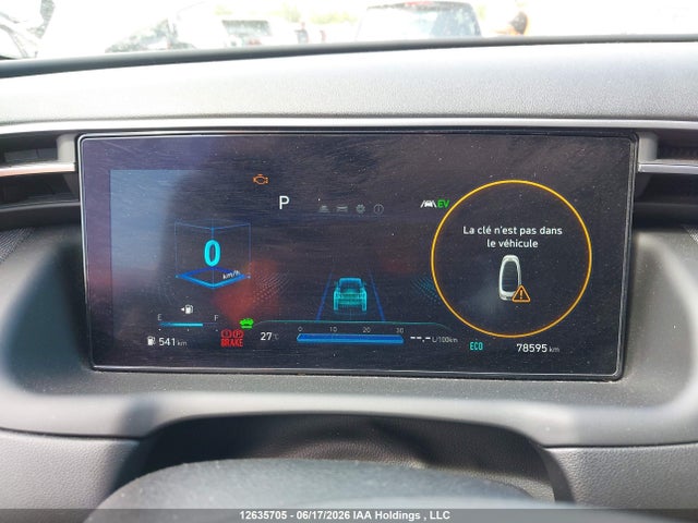 2022 Hyundai Tucson Luxury Hybrid Awd მანქანა იყიდება აუქციონზე, vin: KM8JCCA18NU021047, აუქციონის ნომერი: 12635705