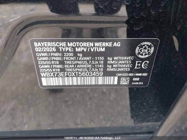 WBX73EF0XT5603459 BMW X1 Xdrive28i