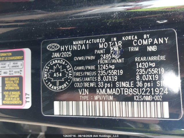 Genesis Gv70 Select/advanced/sport Prestige 2025 KMUMADTB8SU221924 Image 9