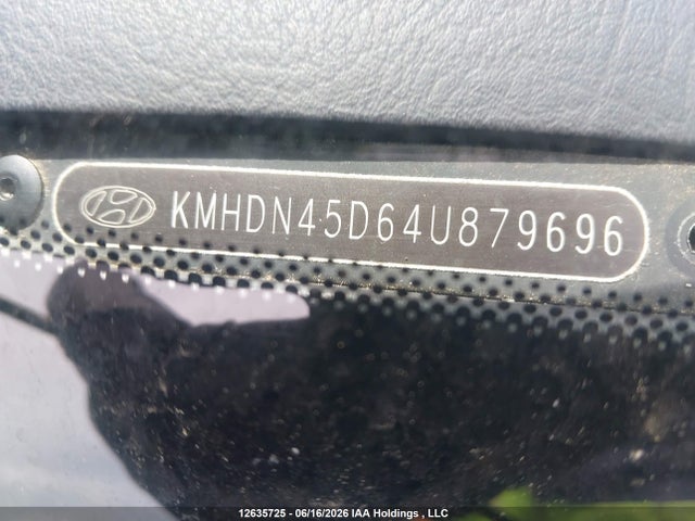 2004 Hyundai Elantra Gls/gt მანქანა იყიდება აუქციონზე, vin: KMHDN45D64U879696, აუქციონის ნომერი: 12635725