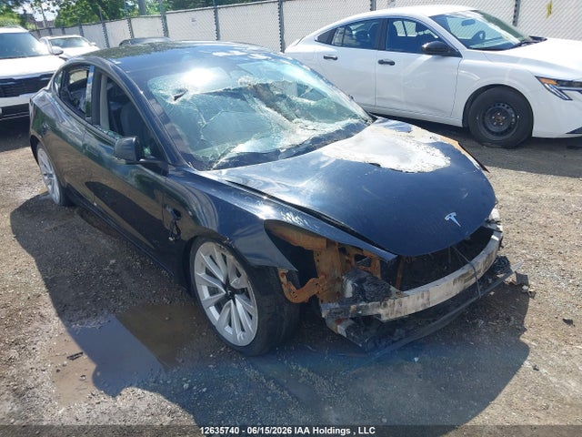 2022 Tesla Model 3 მანქანა იყიდება აუქციონზე, vin: 5YJ3E1EB7NF278451, აუქციონის ნომერი: 12635740