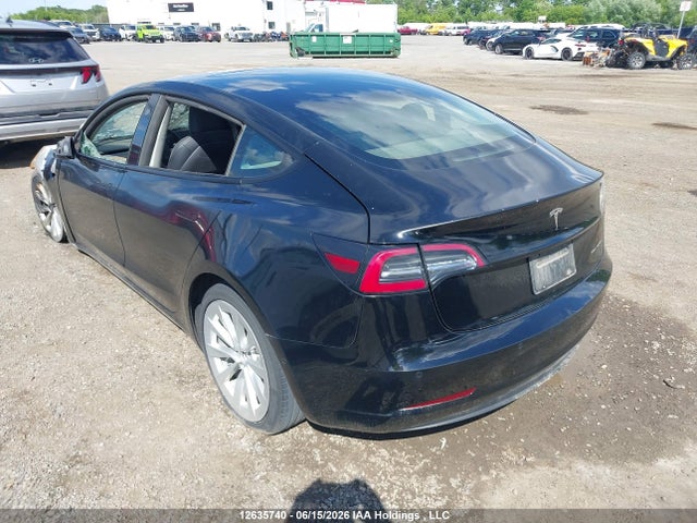 2022 Tesla Model 3 მანქანა იყიდება აუქციონზე, vin: 5YJ3E1EB7NF278451, აუქციონის ნომერი: 12635740