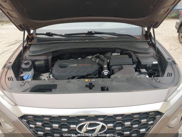 12635753 :رقم المزاد ، 5NMS3CAA6KH056214 vin ، 2019 Hyundai Santa Fe Sel/sel Plus مزاد بيع