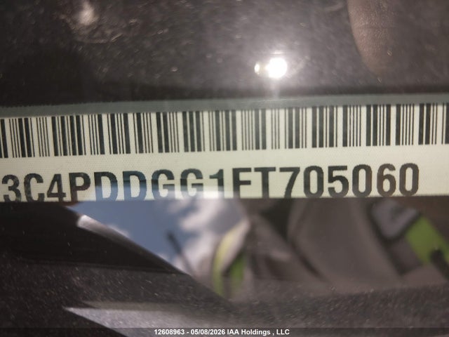 12608963 :رقم المزاد ، 3C4PDDGG1FT705060 vin ، 2015 Dodge Journey Crossroad مزاد بيع
